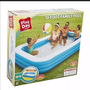 New playday inflatable pool 10ft by 6ft